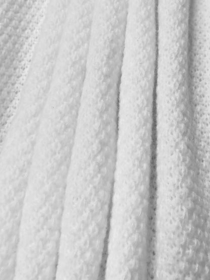 Plus Size Cable Knit Sweater Dress, Casual Chunky Knit Lantern Sleeve Jumper ForCasual Wear Women's Plus Size Clothing